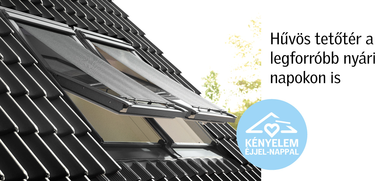 Hűvös tetőtér a legforróbb nyári napokon